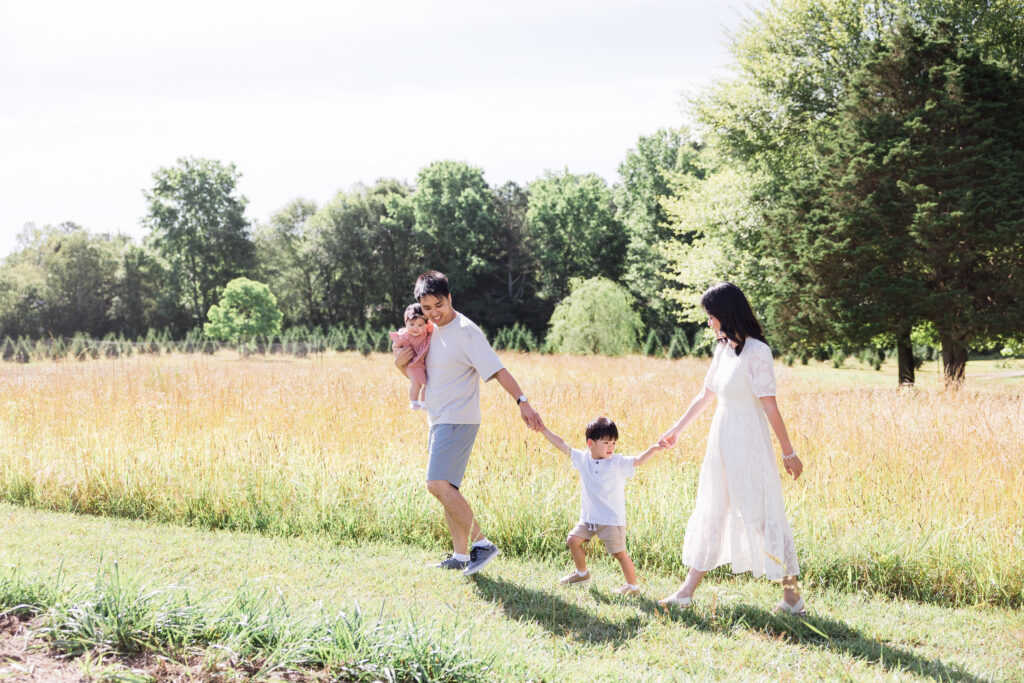 Family session at Prospect Farm Lawrenceville